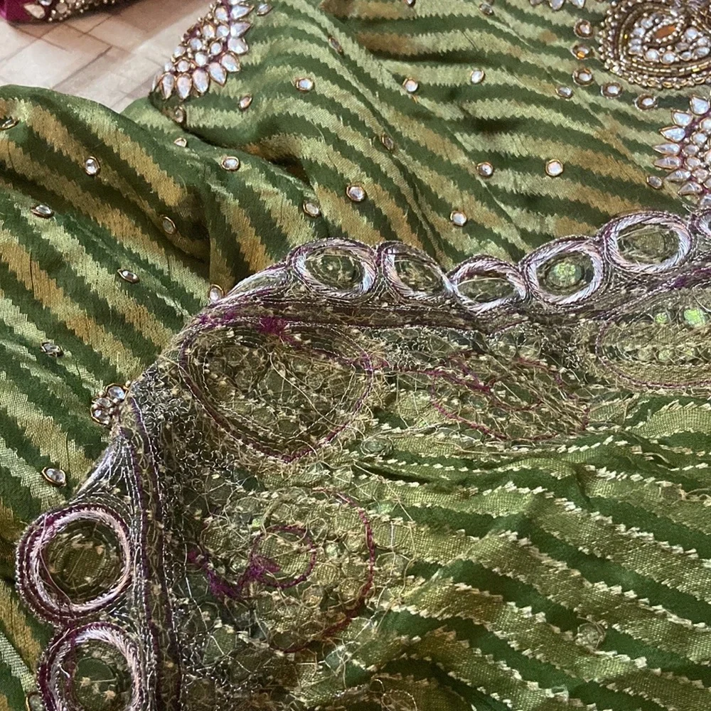 Authentic pure handwork saree - Picture 5 of 5